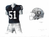 Las Vegas Raiders 2020 - Heritage Sports Art - original watercolor artwork