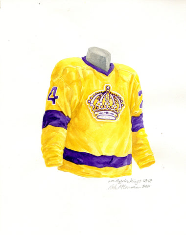 Los Angeles Kings 1969-70 - Heritage Sports Art - original watercolor artwork