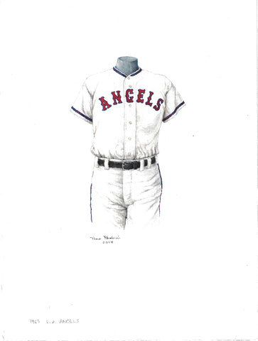 MLB Los Angeles Angels 2021 uniform original art – Heritage Sports Art