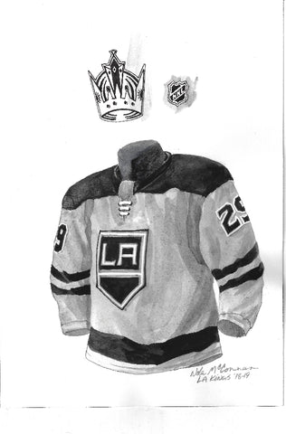 Los Angeles Kings 2018-19 - Heritage Sports Art - original watercolor artwork