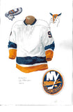 New York Islanders 2011-12 - Heritage Sports Art - original watercolor artwork