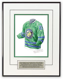 Oakland Seals - Defunct NHL Team 1968-69 - Heritage Sports Art - original watercolor artwork