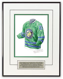 Oakland Seals - Defunct NHL Team 1968-69 - Heritage Sports Art - original watercolor artwork