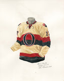 Ottawa Senators 2013-14 - framed uniform artwork