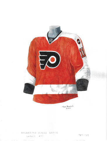 Philadelphia Flyers 2015-16 - Heritage Sports Art - original watercolor artwork