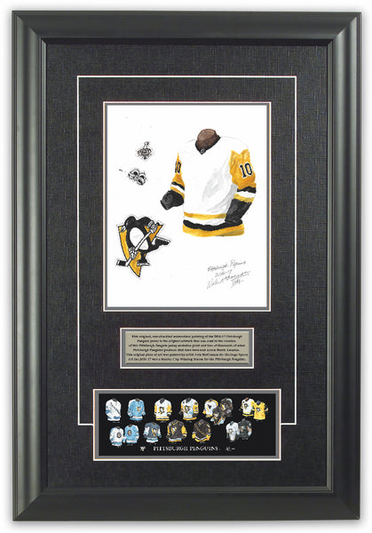 NHL Pittsburgh Penguins 2016-17 uniform and jersey original art