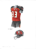 Tampa Bay Buccaneers 2014 - Heritage Sports Art - original watercolor artwork