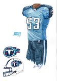 Tennessee Titans 2011 - Heritage Sports Art - original watercolor artwork