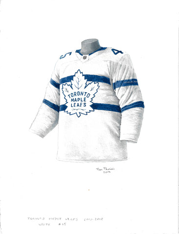 Toronto Maple Leafs 2017-18 - Heritage Sports Art - original watercolor artwork
