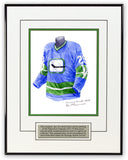 Vancouver Canucks 1971-72 - Heritage Sports Art - original watercolor artwork