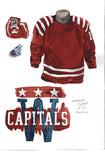 Washington Capitals 2014-15 - Heritage Sports Art - original watercolor artwork