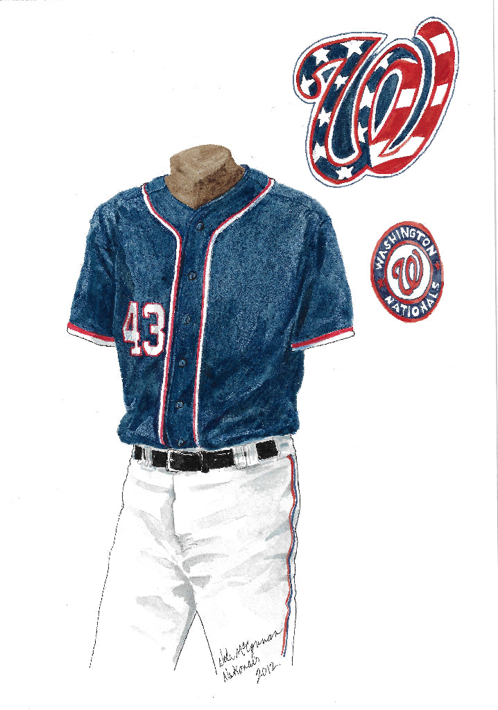 original washington nationals uniform
