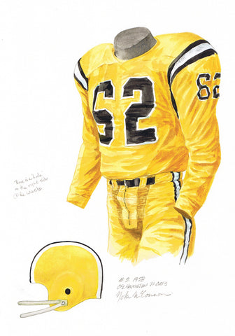 Hamilton Tiger-Cats 1957 - Heritage Sports Art - original watercolor artwork - 1