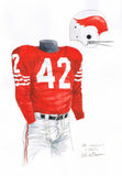 Montreal Alouettes 1962 - Heritage Sports Art - original watercolor artwork - 1