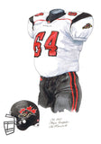 Ottawa Redblacks 2005 - Heritage Sports Art - original watercolor artwork - 1