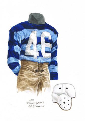 Toronto Argonauts 1933 - Heritage Sports Art - original watercolor artwork - 1
