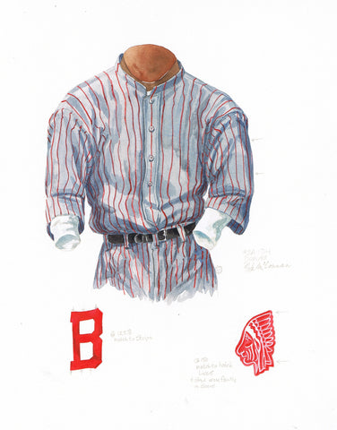 Atlanta Braves 1914 - Heritage Sports Art - original watercolor artwork - 1