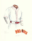 Atlanta Braves 1929 - Heritage Sports Art - original watercolor artwork - 1