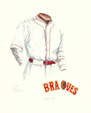 Atlanta Braves 1929 - Heritage Sports Art - original watercolor artwork - 1