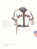 Baltimore Orioles 1944 - Heritage Sports Art - original watercolor artwork - 1