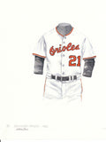 Baltimore Orioles 1966 - Heritage Sports Art - original watercolor artwork - 1