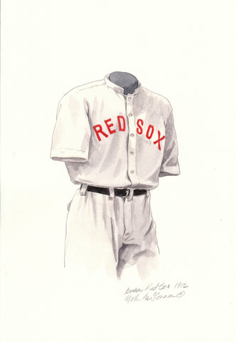 Boston Red Sox 1912 - Heritage Sports Art - original watercolor artwork - 1