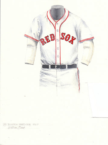 Boston Red Sox 1967 - Heritage Sports Art - original watercolor artwork - 1