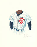Chicago Cubs 1957 - Heritage Sports Art - original watercolor artwork - 1