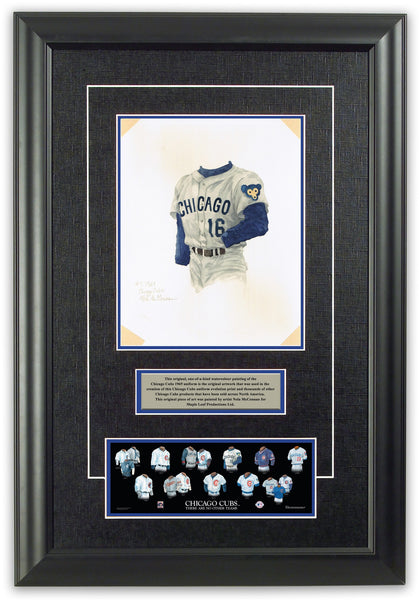 Chicago Cubs 1969 uniform artwork, This is a highly detaile…