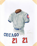 Chicago Cubs 1990 - Heritage Sports Art - original watercolor artwork - 1