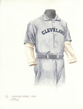 Cleveland Indians 1909 - Heritage Sports Art - original watercolor artwork - 1