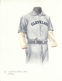 Cleveland Indians 1909 - Heritage Sports Art - original watercolor artwork - 1
