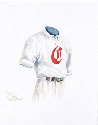 Cincinnati Reds 1869 - Heritage Sports Art - original watercolor artwork - 1