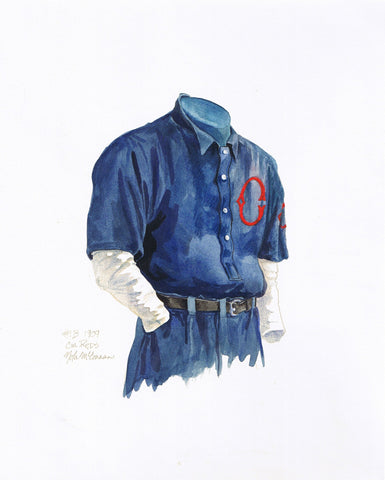 Cincinnati Reds 1909 - Heritage Sports Art - original watercolor artwork - 1