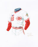 Cincinnati Reds 1990 - Heritage Sports Art - original watercolor artwork - 1