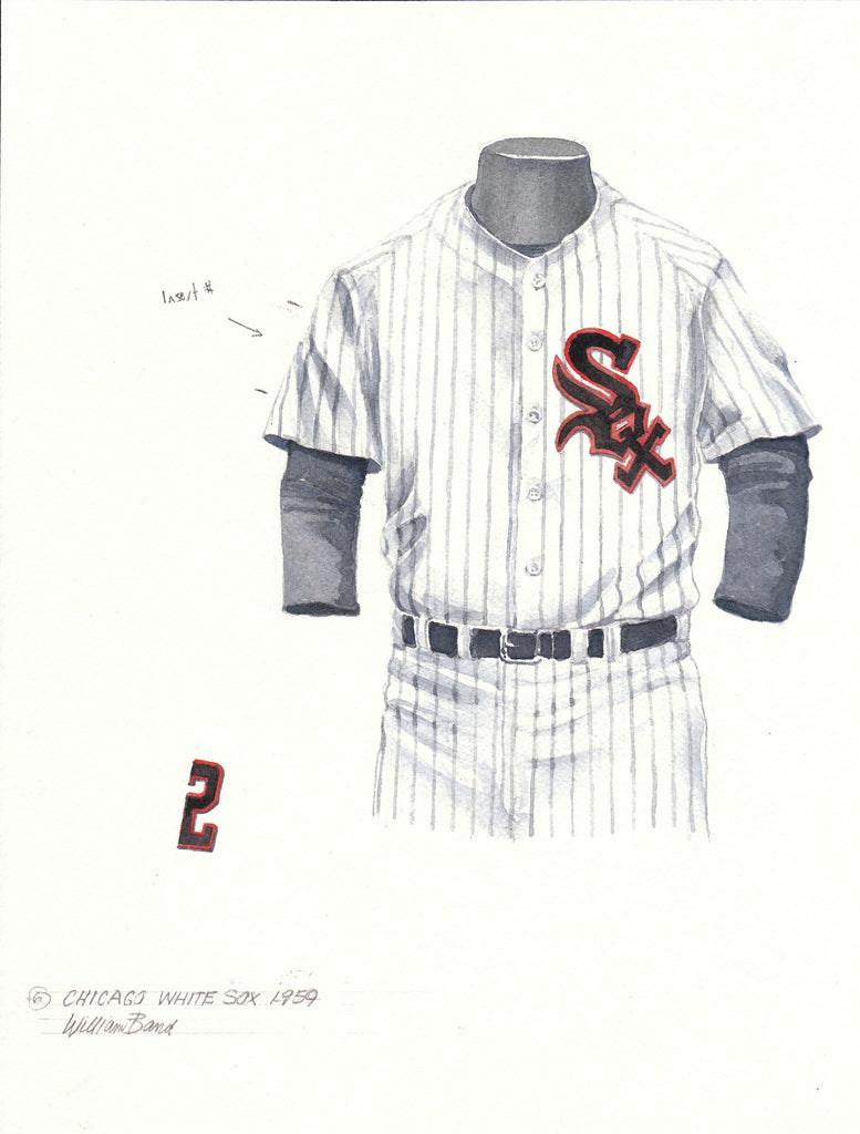 1959 white top sox jersey