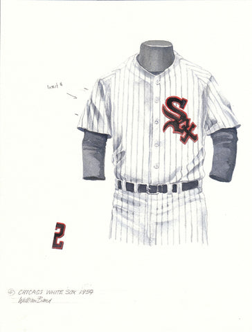 Chicago White Sox 1959 - Heritage Sports Art - original watercolor artwork - 1