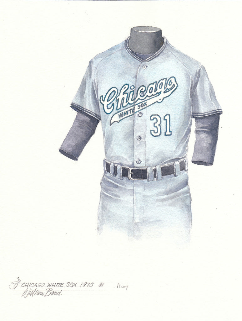 MLB Chicago White Sox 1970 uniform original art – Heritage Sports Art