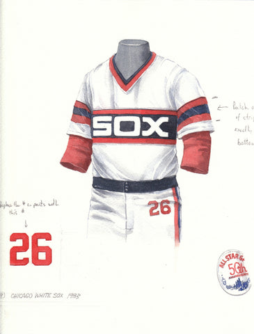 Chicago White Sox 1983 - Heritage Sports Art - original watercolor artwork - 1