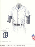 Detroit Tigers 1945 - Heritage Sports Art - original watercolor artwork - 1