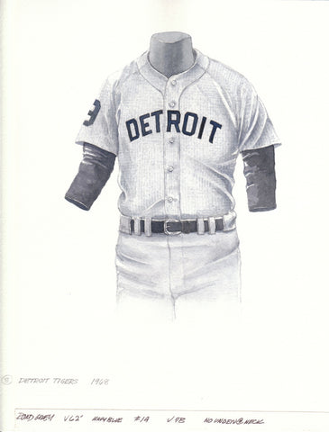 Detroit Tigers 1968 - Heritage Sports Art - original watercolor artwork - 1
