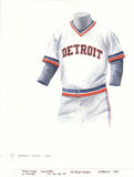 Detroit Tigers 1977 - Heritage Sports Art - original watercolor artwork - 1