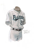 Florida Marlins 2005 - Heritage Sports Art - original watercolor artwork - 1