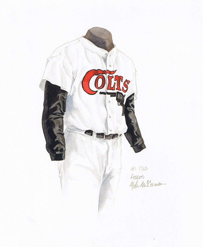 MLB Houston Astros 1962 uniform original art – Heritage Sports Art