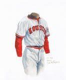 MLB Houston Astros 1972 uniform original art – Heritage Sports Art