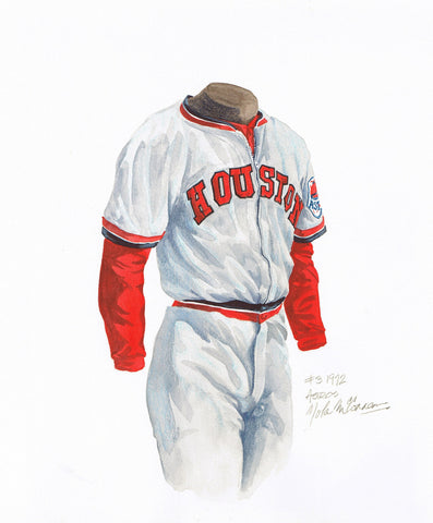 Houston Astros 1972 - Heritage Sports Art - original watercolor artwork - 1