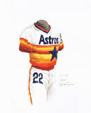 Houston Astros 1975 - Heritage Sports Art - original watercolor artwork - 1