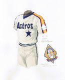 Houston Astros 1986 - Heritage Sports Art - original watercolor artwork - 1