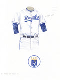 Kansas City Royals 1971 - Heritage Sports Art - original watercolor artwork - 1