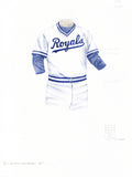 Kansas City Royals 1980 - Heritage Sports Art - original watercolor artwork - 1